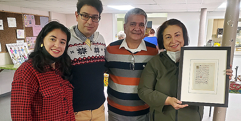 Iranian refugee family sponsor